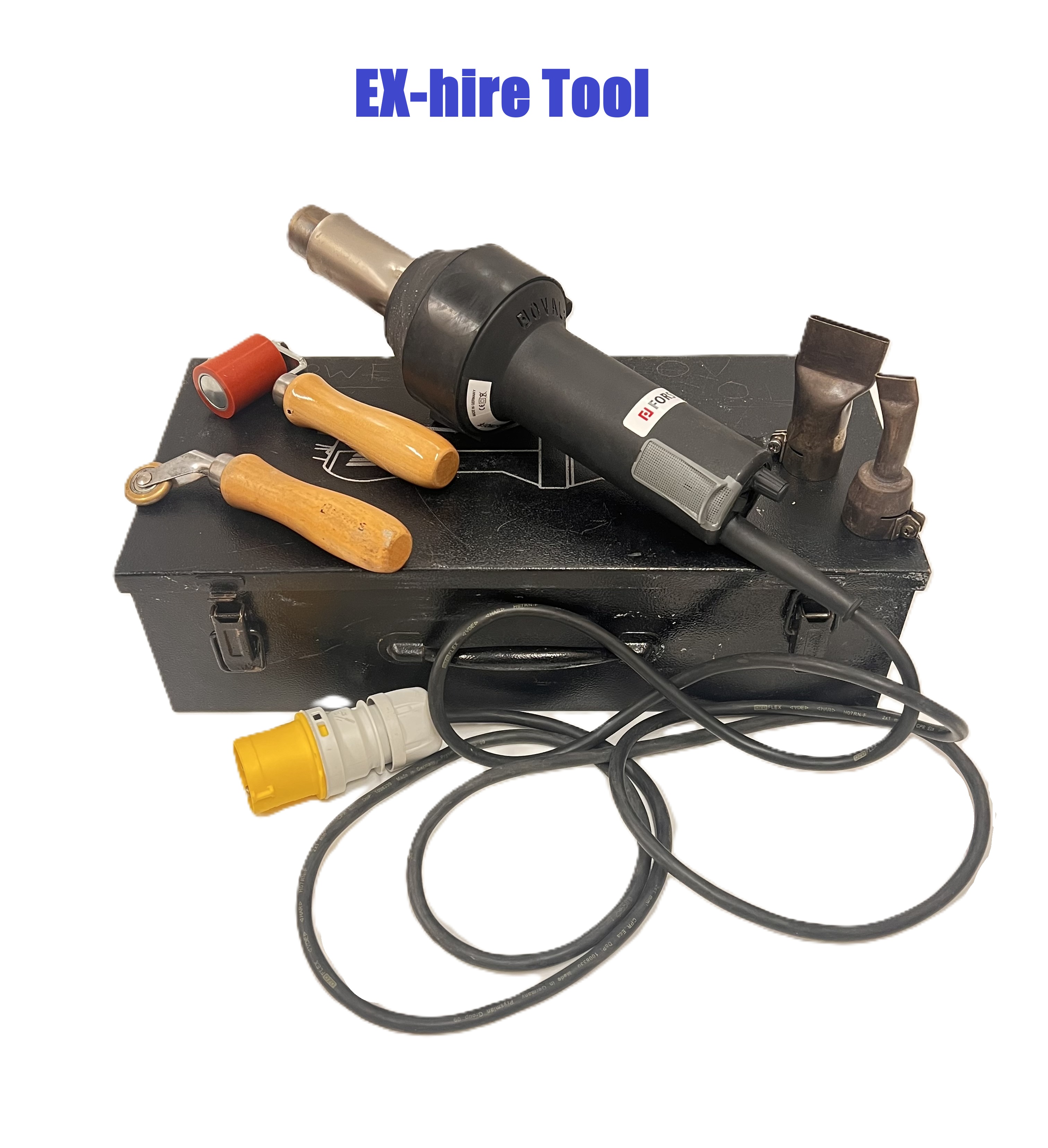 Ex-hire Model - Oval Q - Single Ply Roof Hot Air Welding Kit - 110v