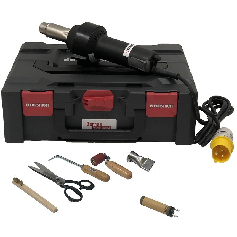 Oval Q - Deluxe Geomembrane Lining Hot Air Tack Welding Kit - 110v