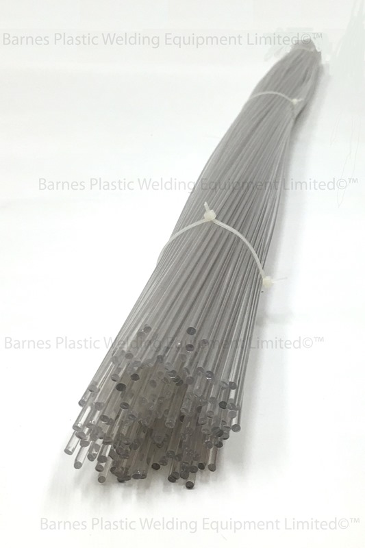 3mm PETG Clear/Transparent Plastic Welding Rod